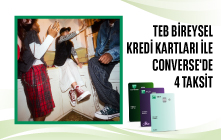 Converse'de 4 Taksit!